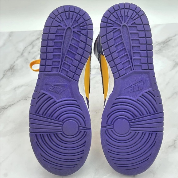 Nike Dunk High Retro Court Purple Violet Court Shoes Mens 9.5 Lakers Sneakers main image 9